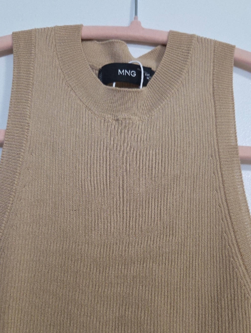 Mango MNG Karl Rib Knit Tank Top - Picture 9 of 11